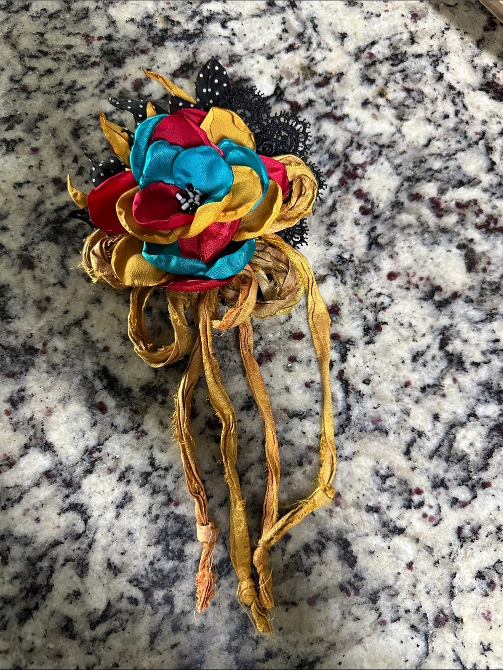 Flower pin